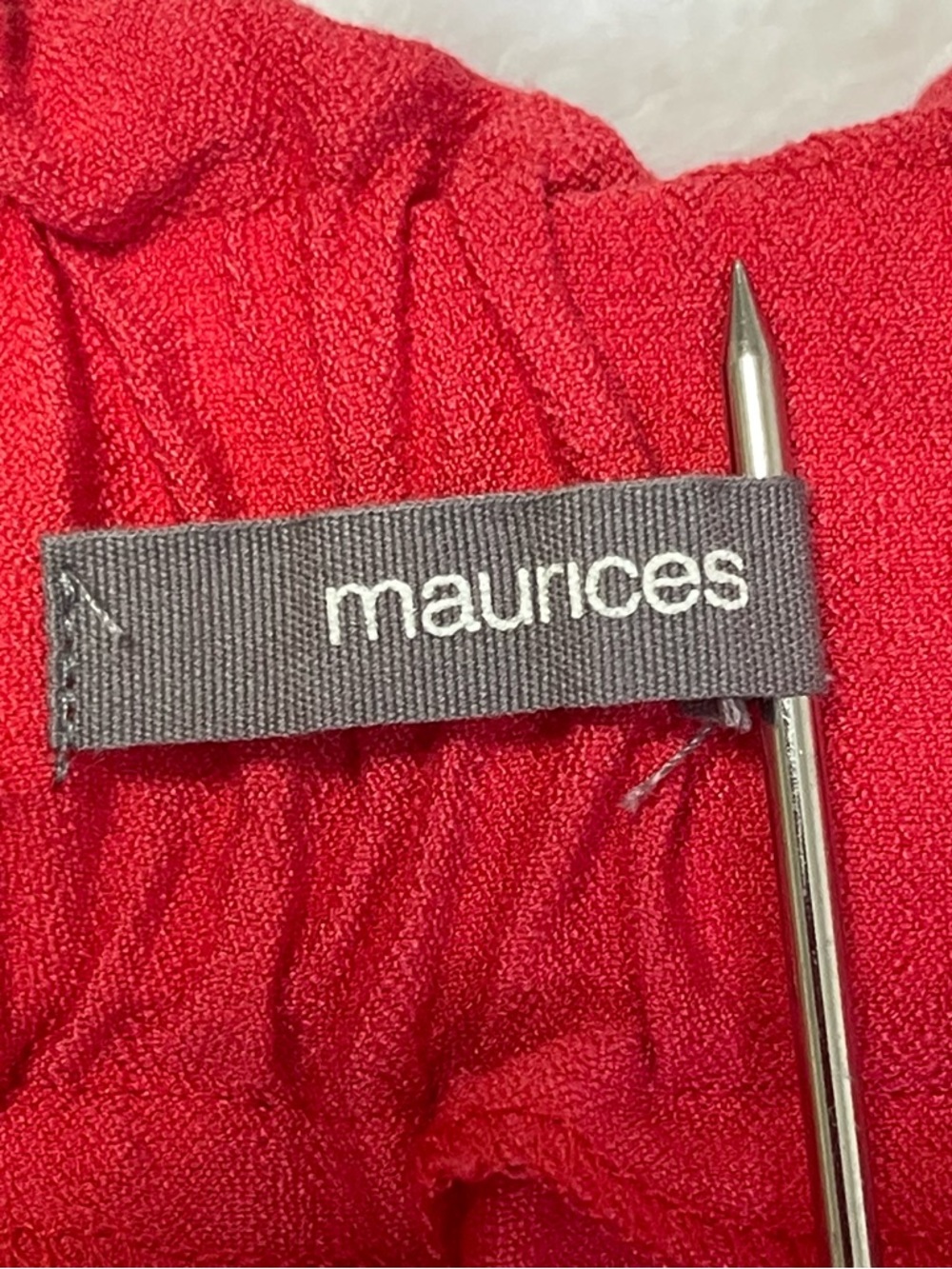 Maurices Women’s XXL Blazer and XL Paper Bag Shorts Watermelon Pink Red Suit Set - Picture 8 of 15